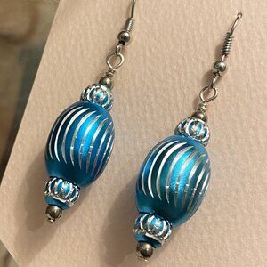 Diamond-Cut Dangle Earrings